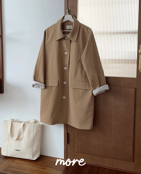 [MORE] 엘우드 trench coat (베이지/네이비)- 무료배송