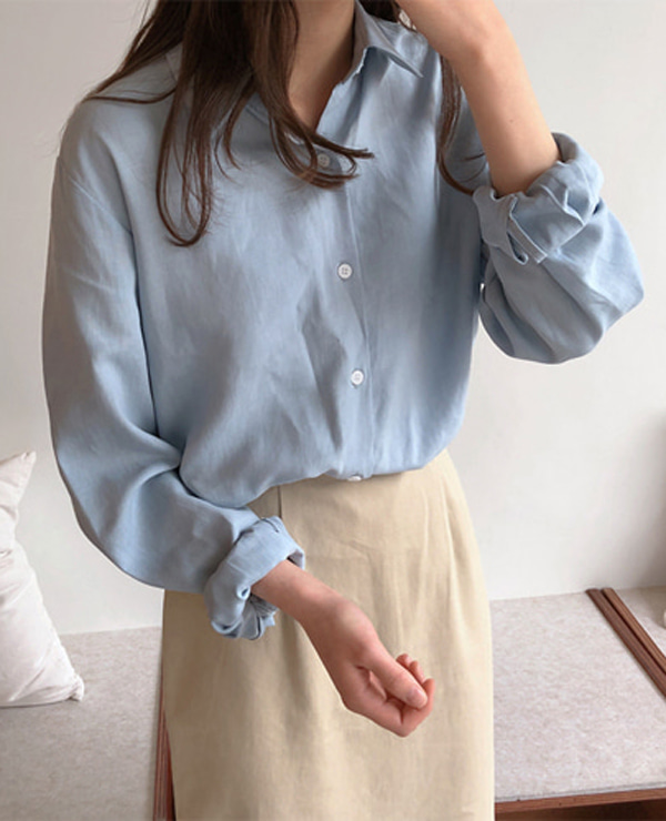 [자체제작] loah linen shirts (살구/민트/소라)